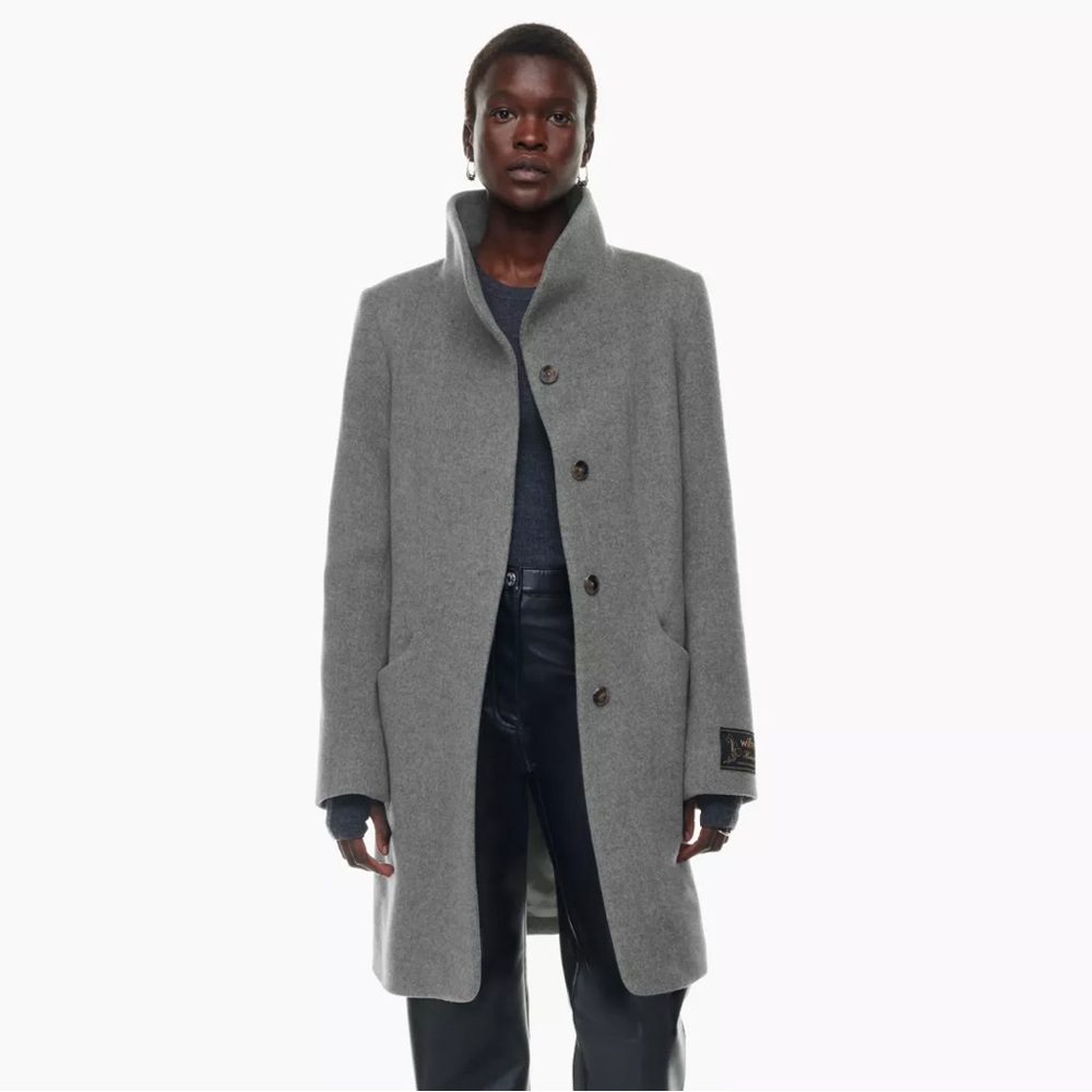 Aritzia Cocoon Coat - Dark Grey